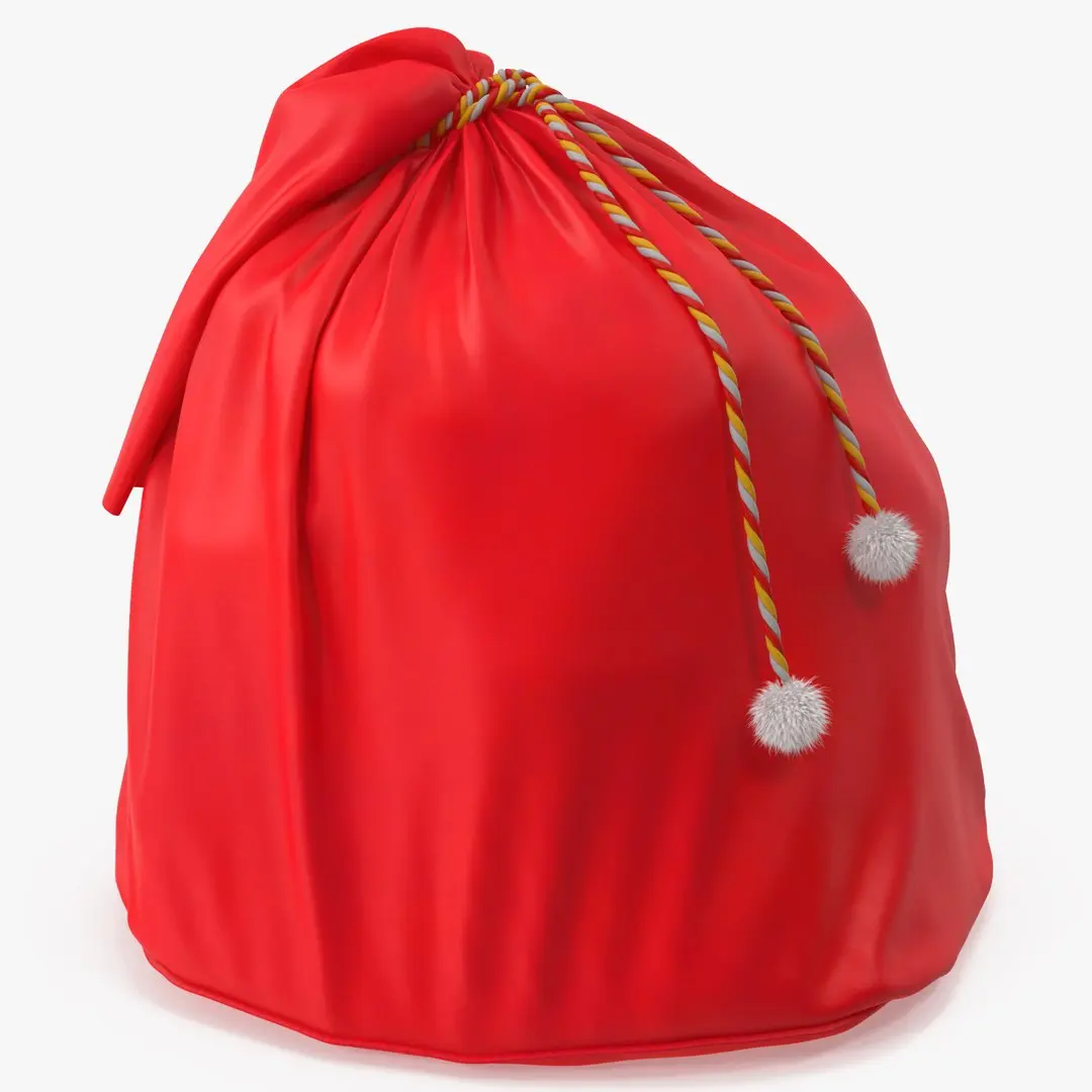 Santa Claus Bag with Gifts 3D model