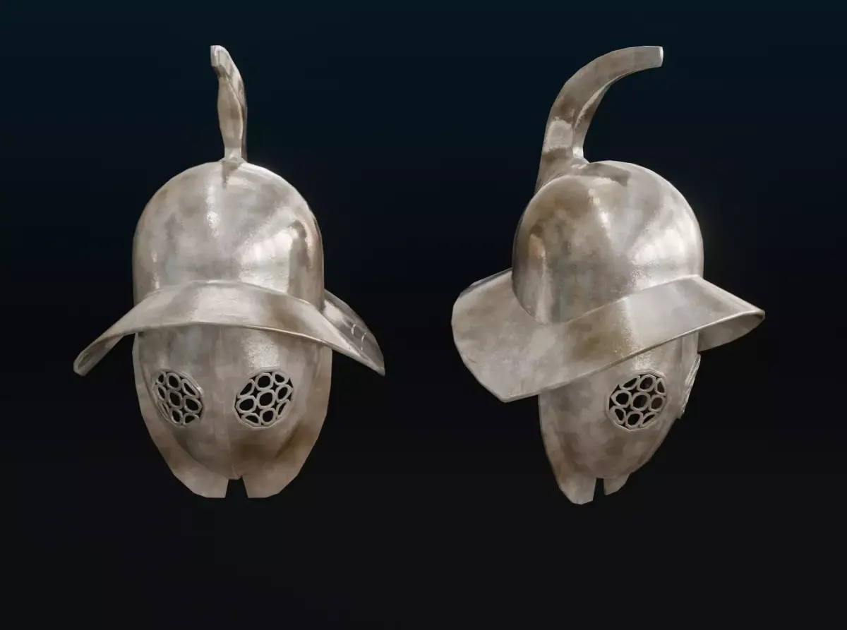 Conquistador Helmet - medieval helmet - Historical Helmet Low-poly 3D model