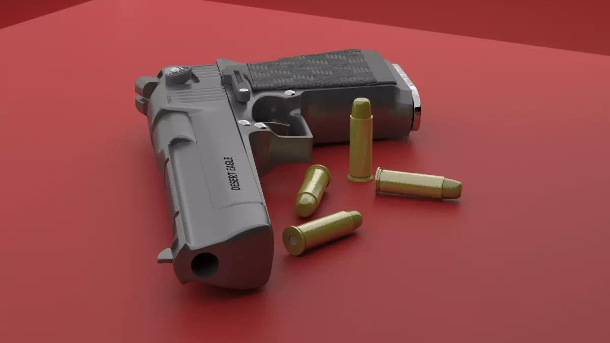 Desert Eagle - Pistol - Tabanca  3D model
