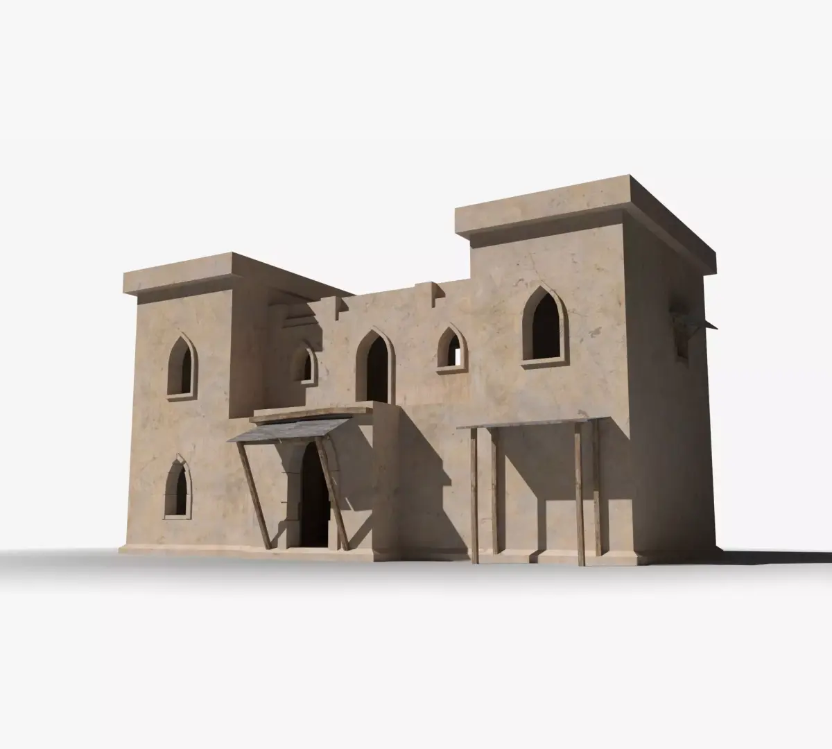 Arab x46 Low-poly 3D model