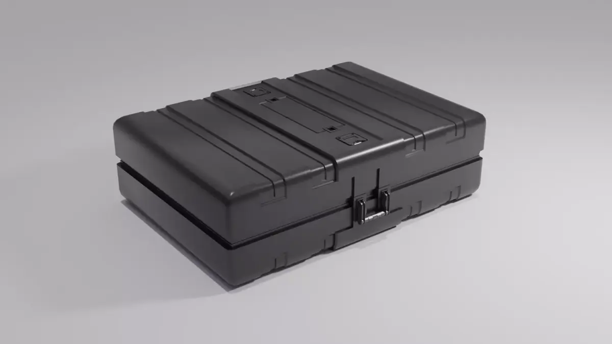 Sci-Fi Case Low-poly 3D model purchase