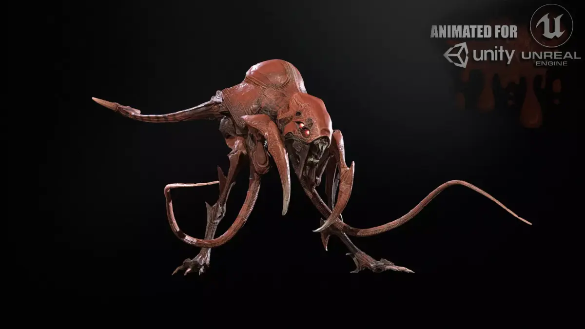 Raptor Low-poly 3D model get