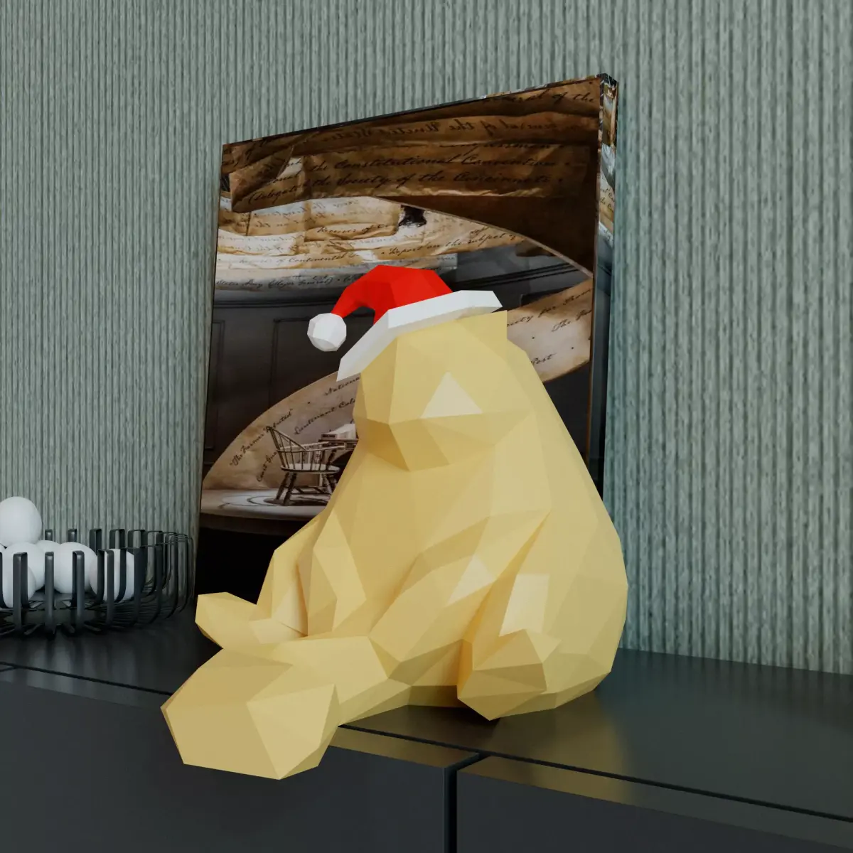  FAT SANTA CAT 3D model