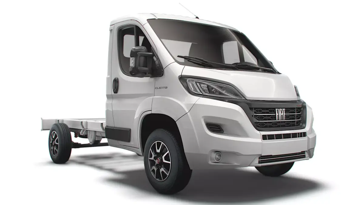 Fiat Ducato Chassis Truck Single Cab 3450WB 2022 3D model