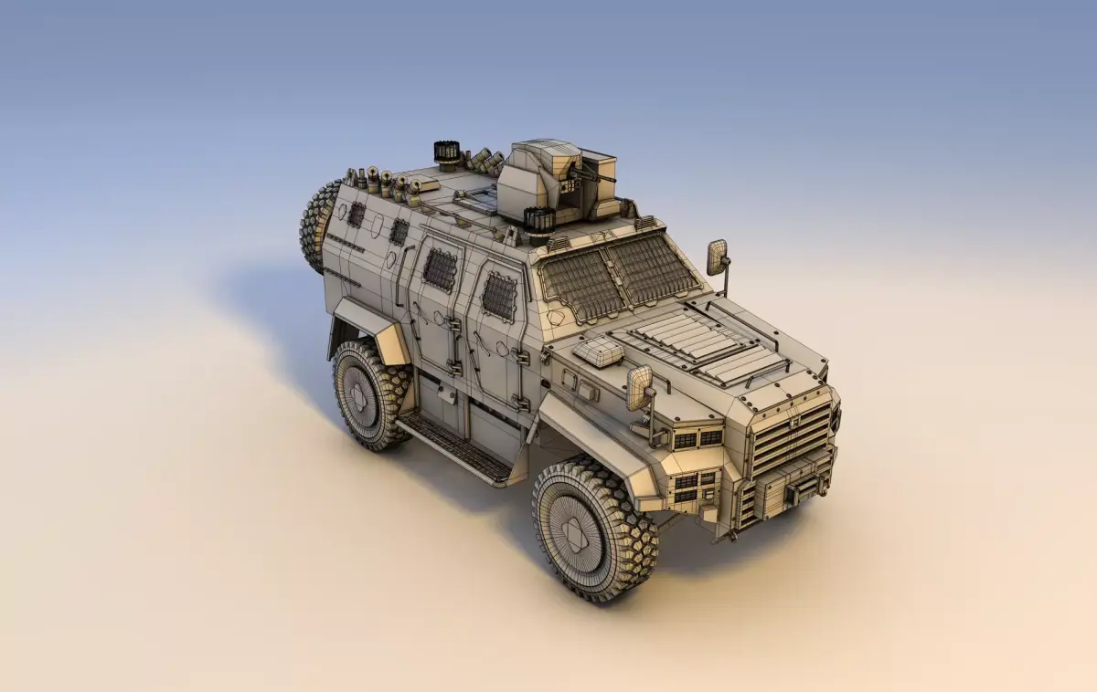ejder armored vehicle 3D model