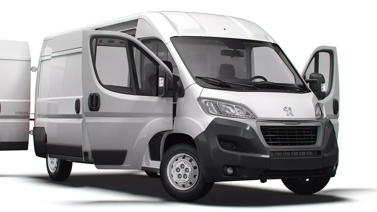Peugeot Boxer Van L3H2 HQ Interior 2023 3D model