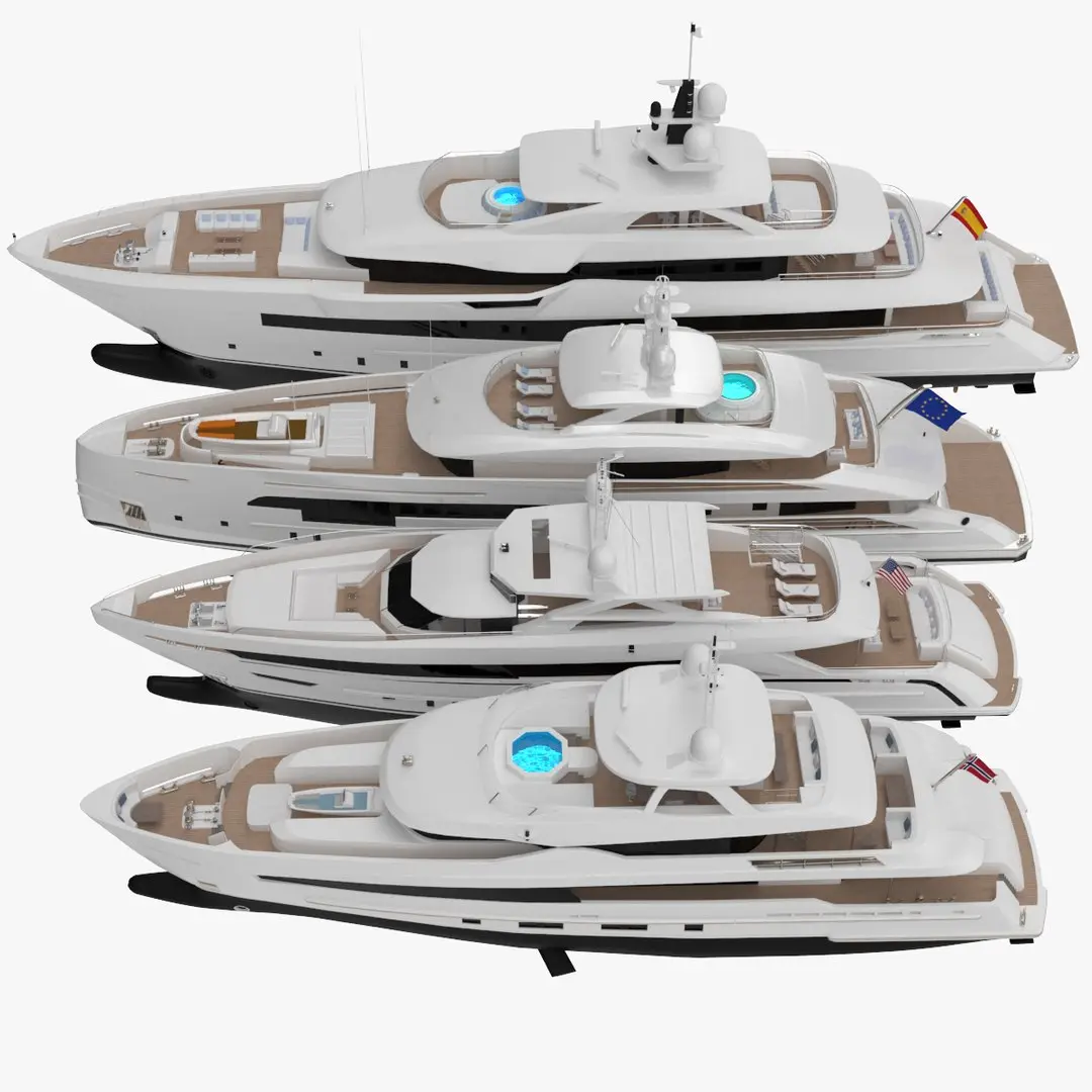 Collection Yachts September 2024 3D model