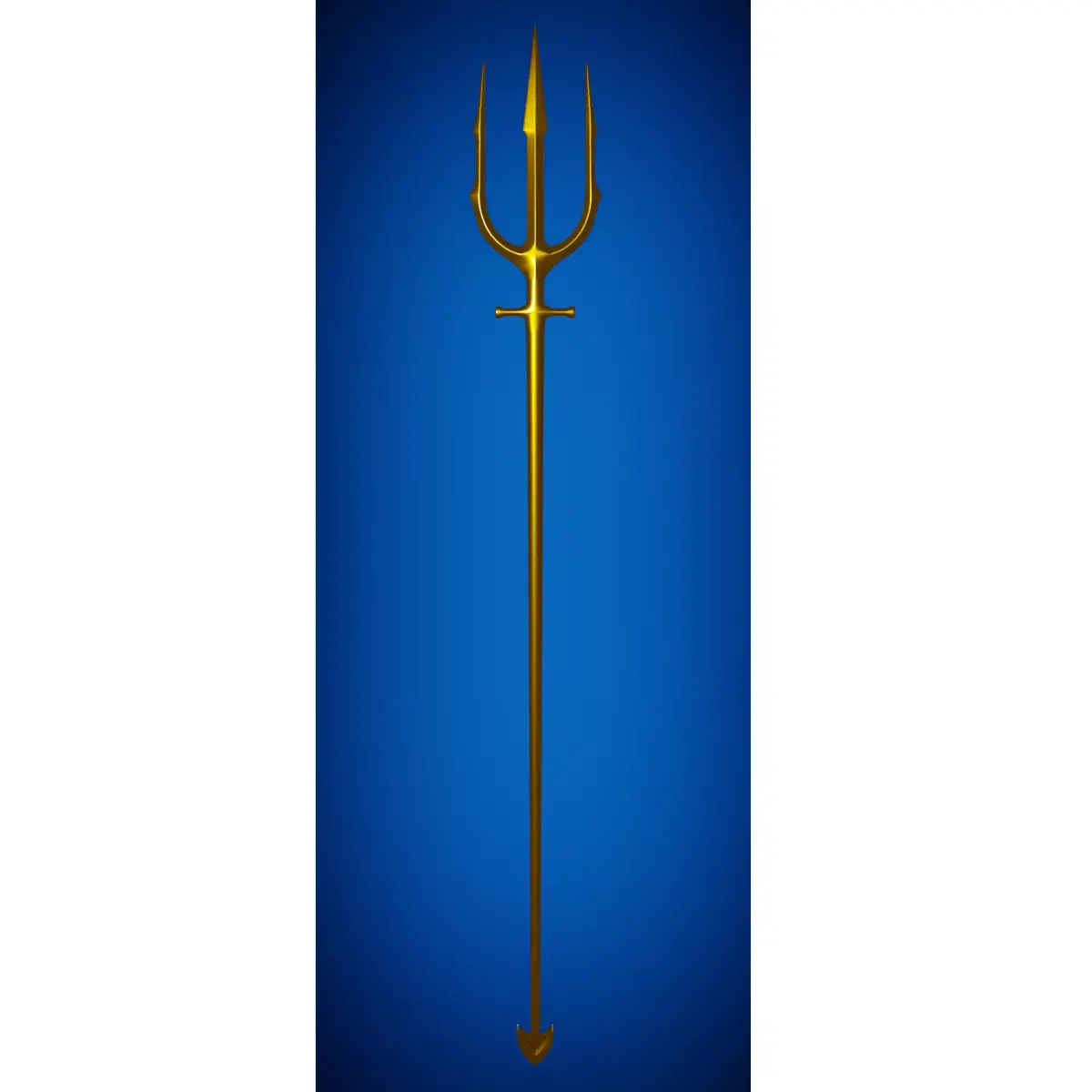 Atlan trident from the movie Aquaman Low-poly 3D model