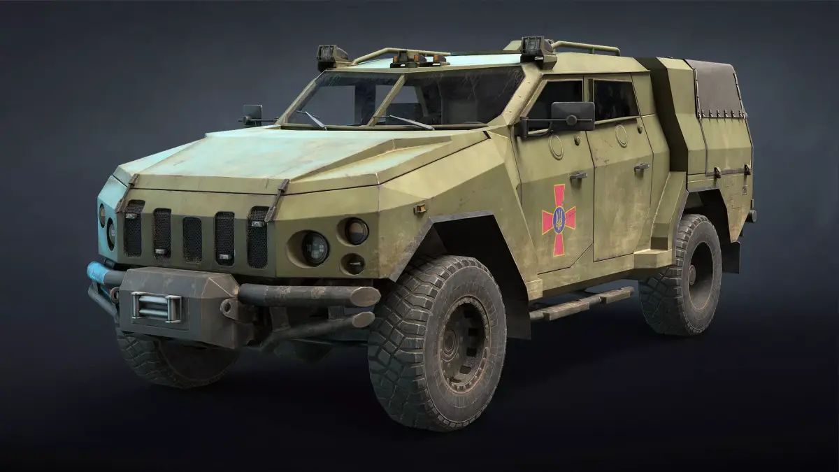 Novator Ukrainian Armored Vehicle Low-poly 3D model