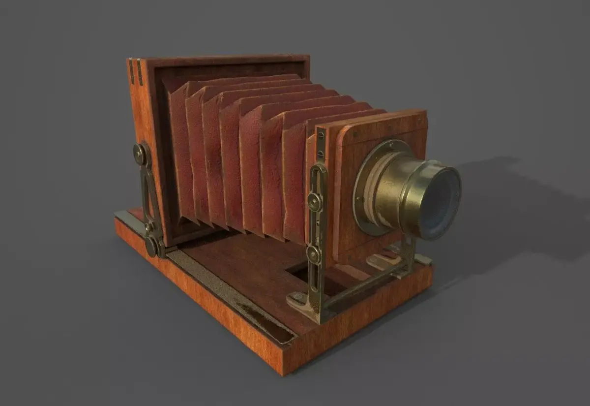 Vintage Camera Old 3D model