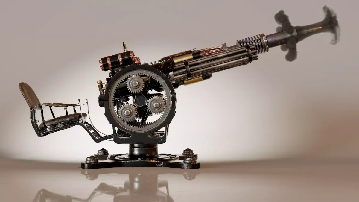 TKs Redeemer Steam Gun 3D model