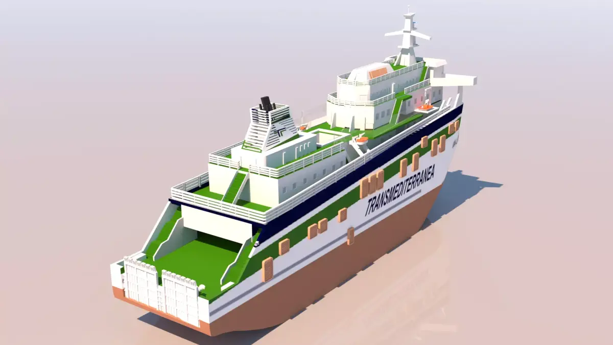 Ship 3d model 3D model