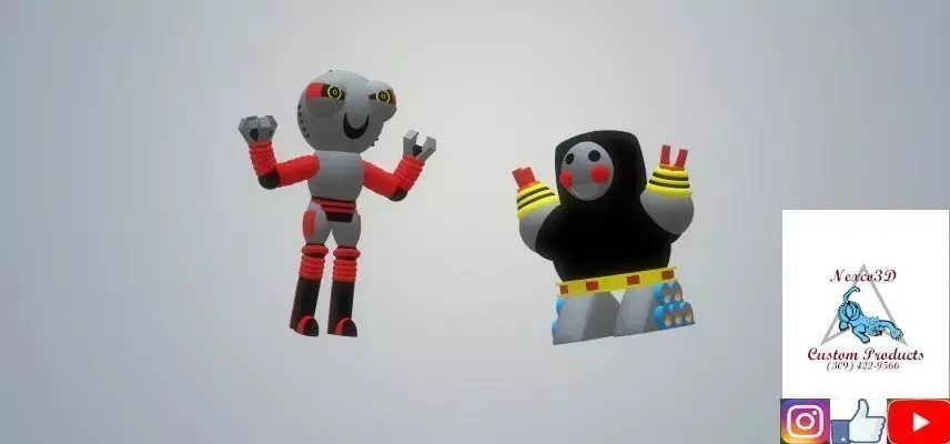 Mad Robots 3D print model