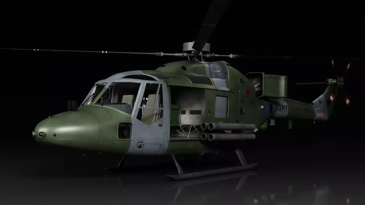 Westland Lynx AH7 3D model