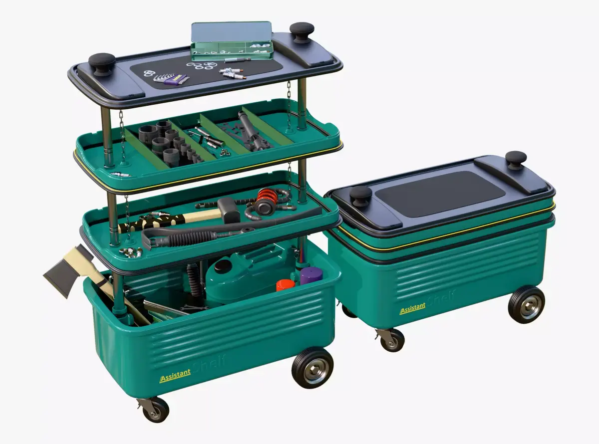 Workshop Tool Trolley M1 3D model
