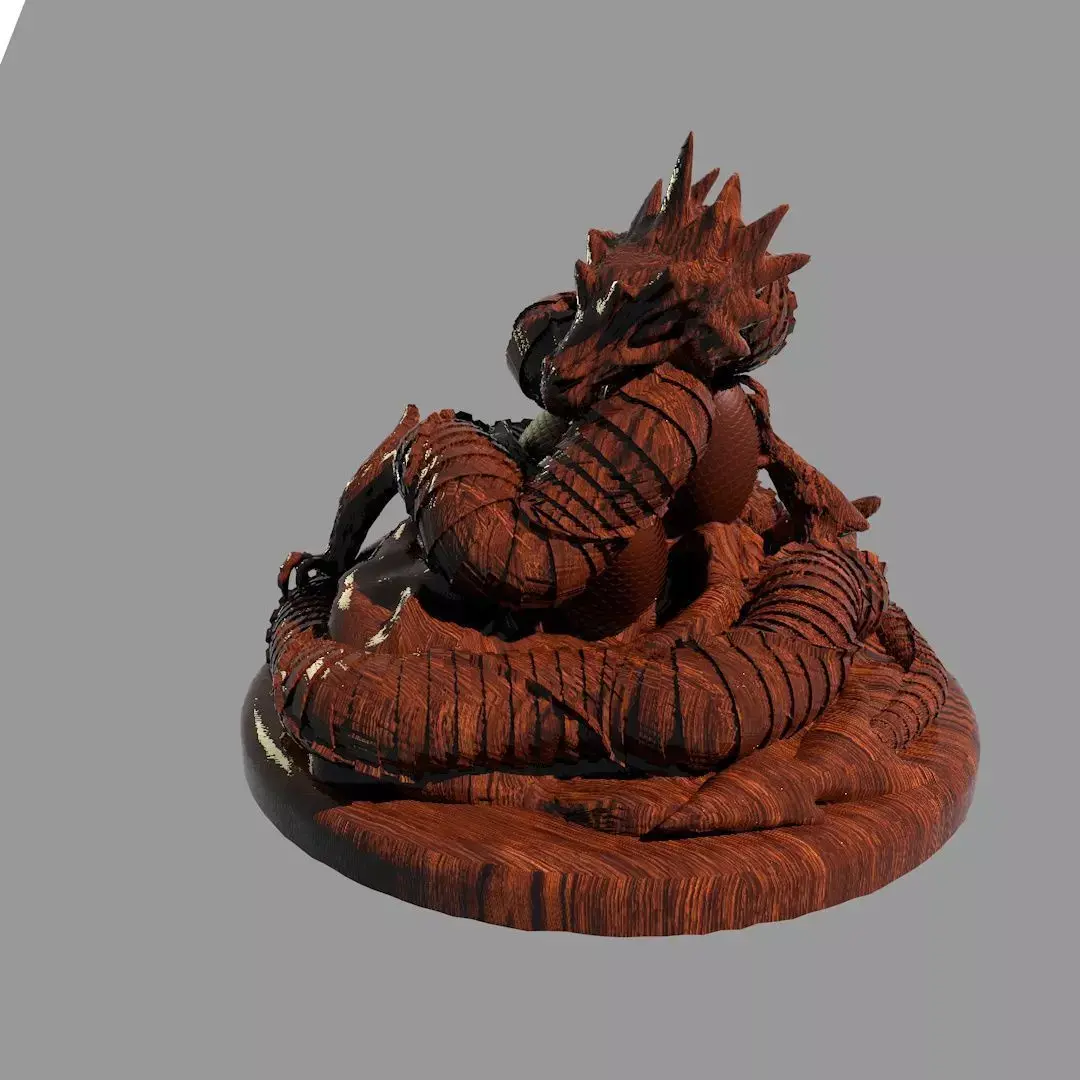 Dragon statue 3D print model