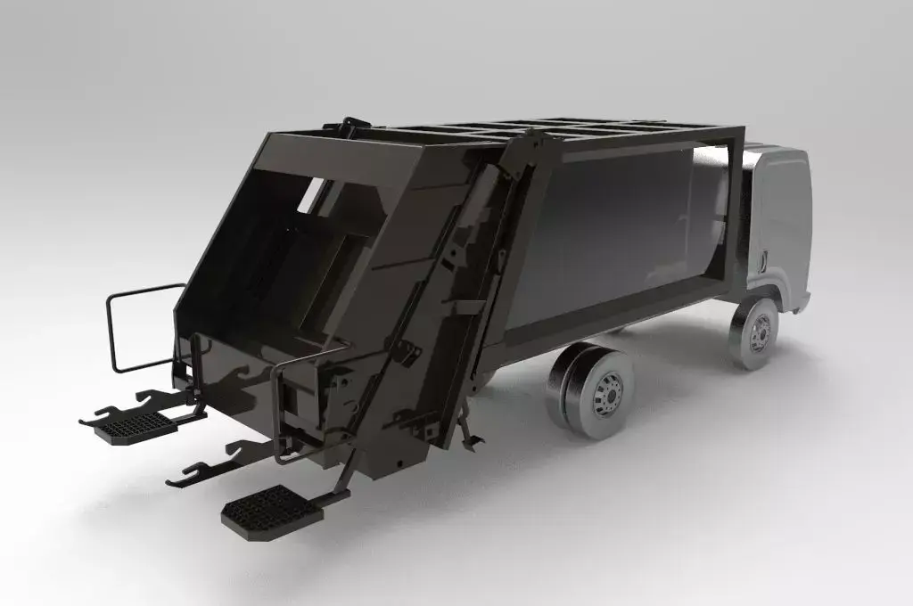Garbage Truck 3D model purchase