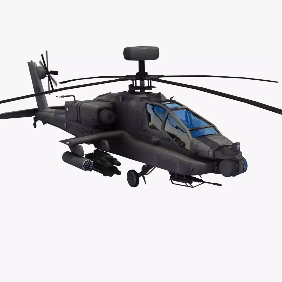 AH-64D Apache Longbow 3D model