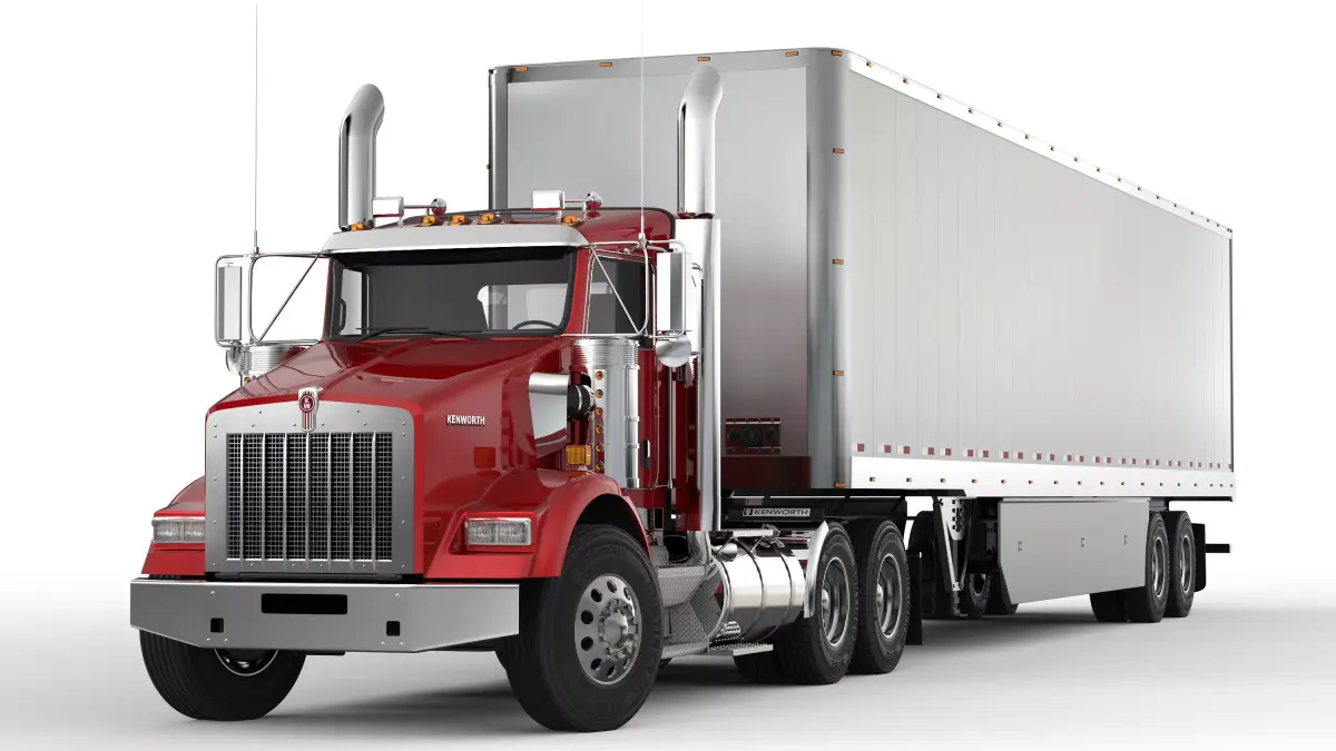 Kenworth T800 Daycab 2005 - present 3D model
