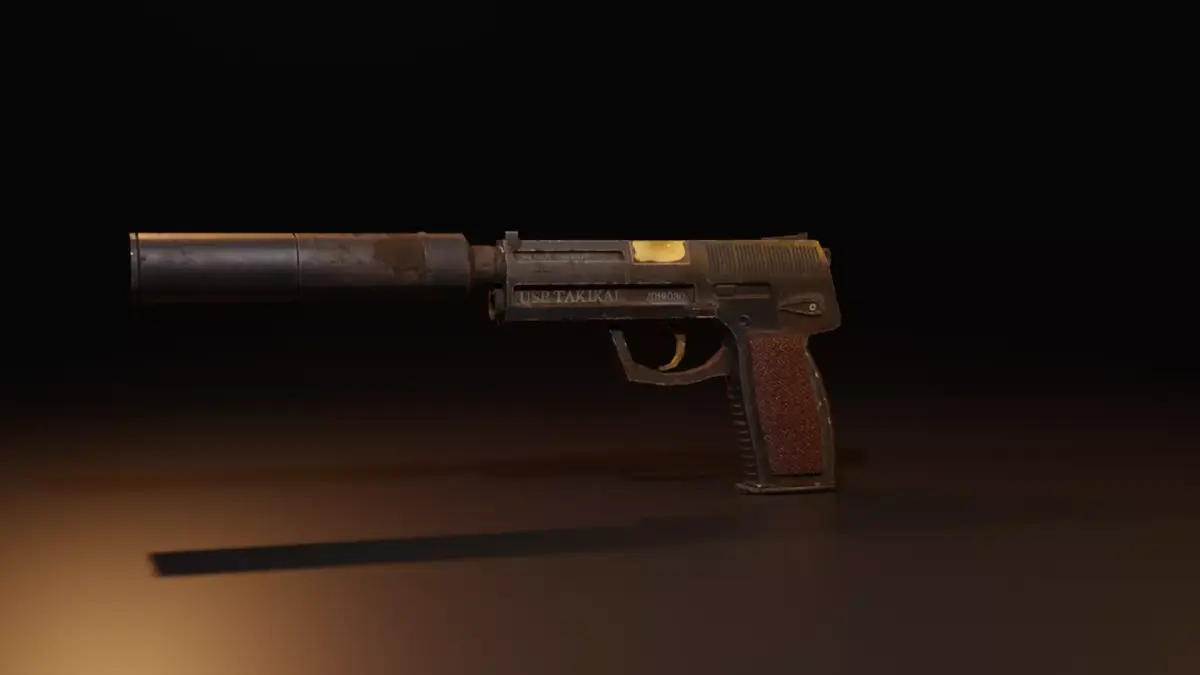 USP GUN Free low-poly 3D model