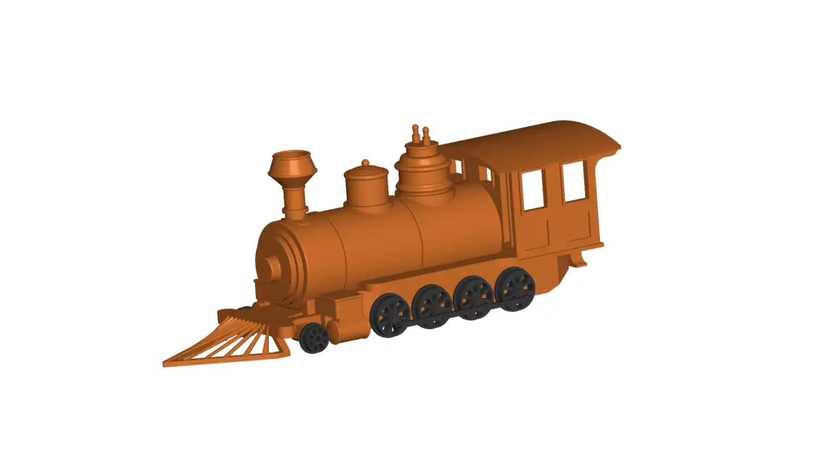 Locomotive 3D model 2