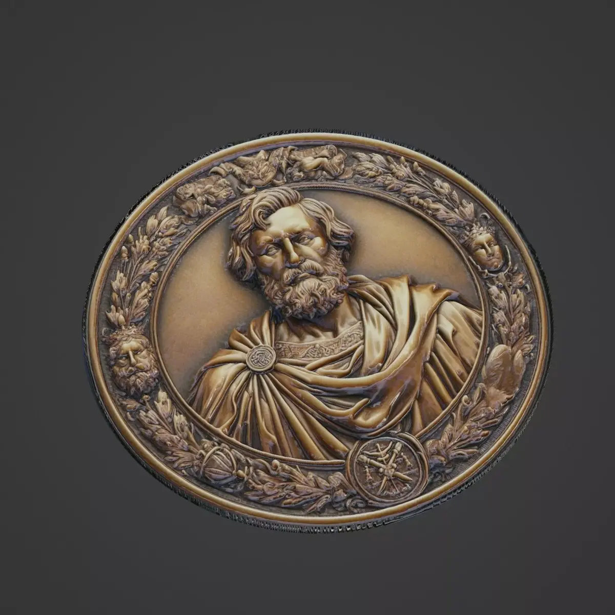 William Wallace Medallion 3D print model purchase