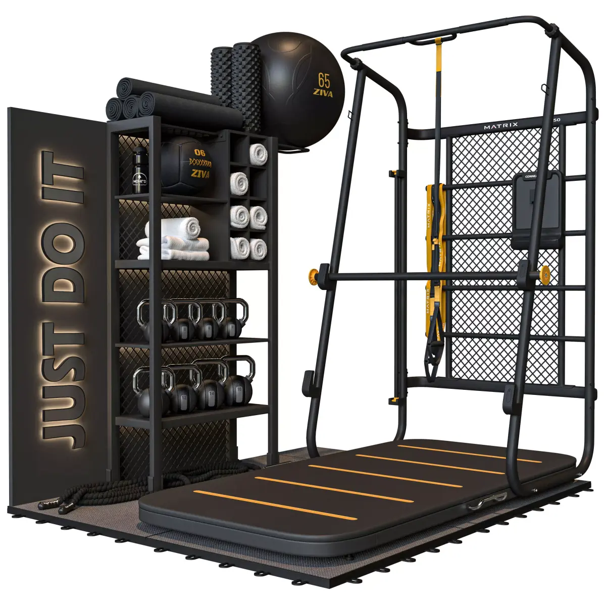 Matrix CXR50 and Rack 3D model