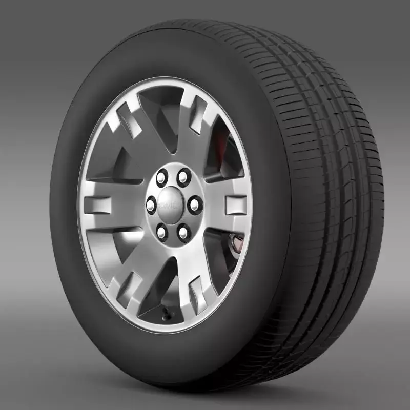 GMC Yukon XL wheel 3D model