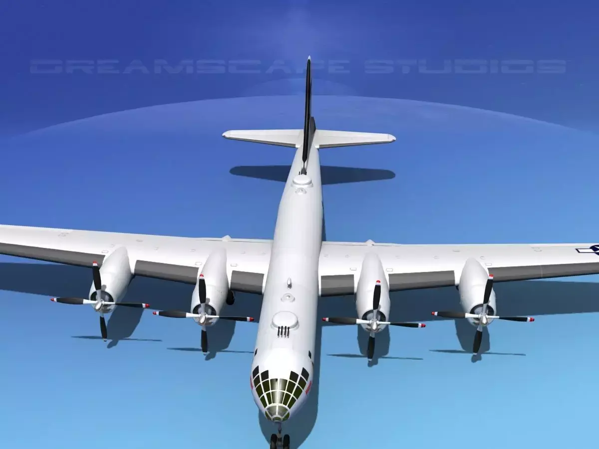 Boeing B-29 Superfortress Sawnee Princess 3D model