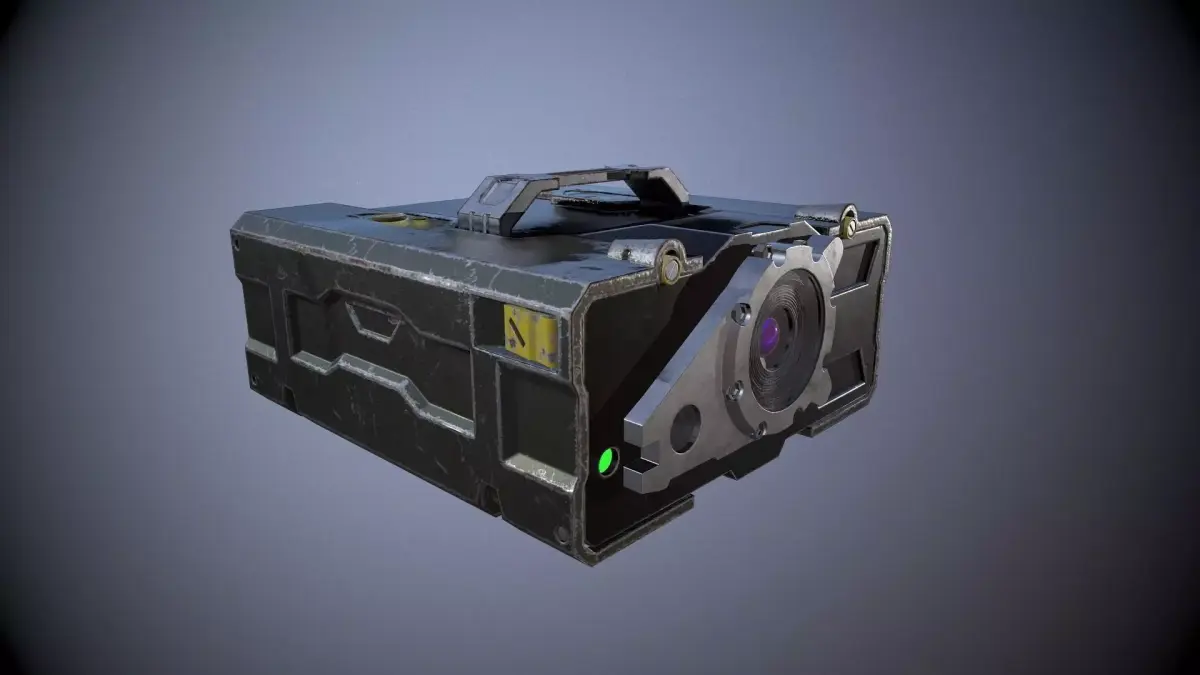 Military rangefinder Low-poly 3D model