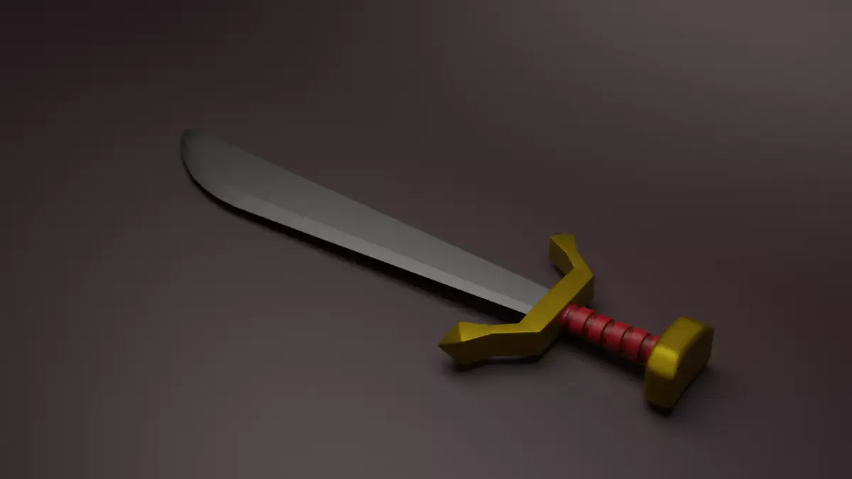 very good nife Low-poly 3D model