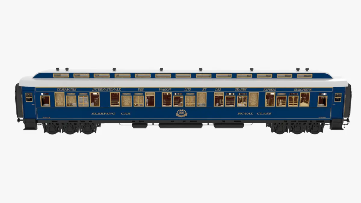 Sleeping Car Orient Express 3D model
