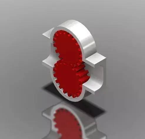 Vane pump Free 3D model
