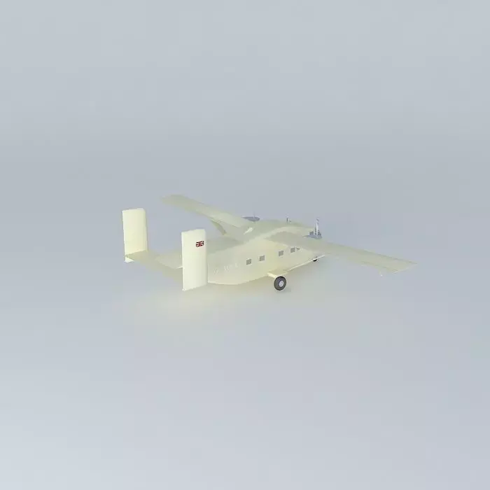 SHORT Skyvan british FULL INTERIOR 3D model