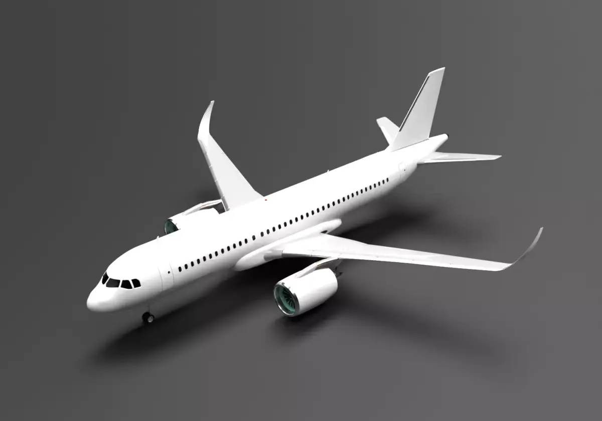 Airbus A320 NEO 3D model buy