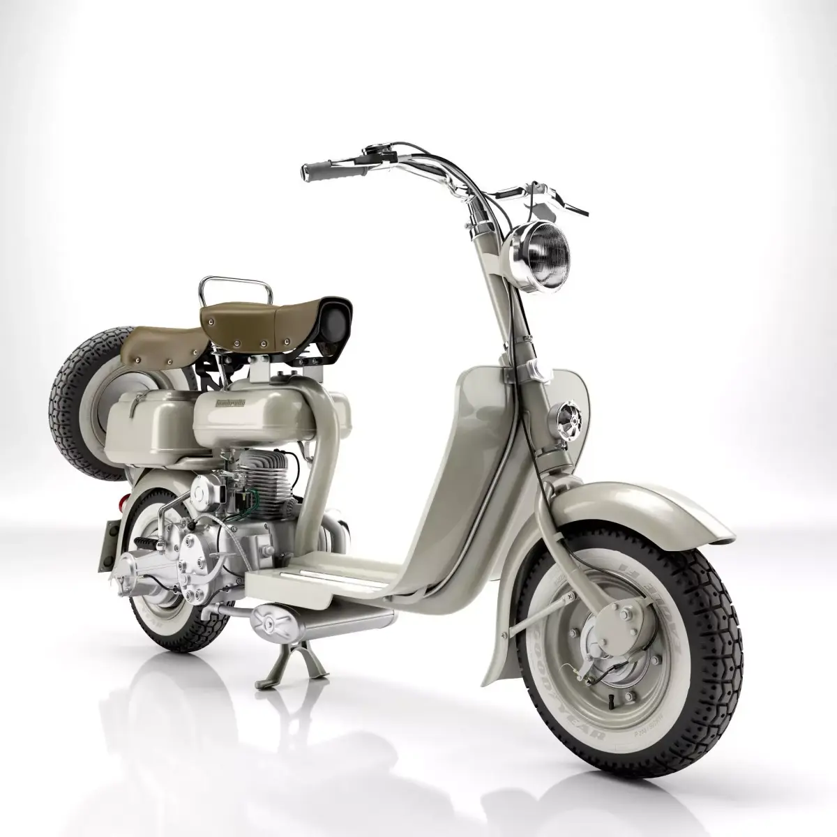 Lambretta Innocenti 125 1952  3D model