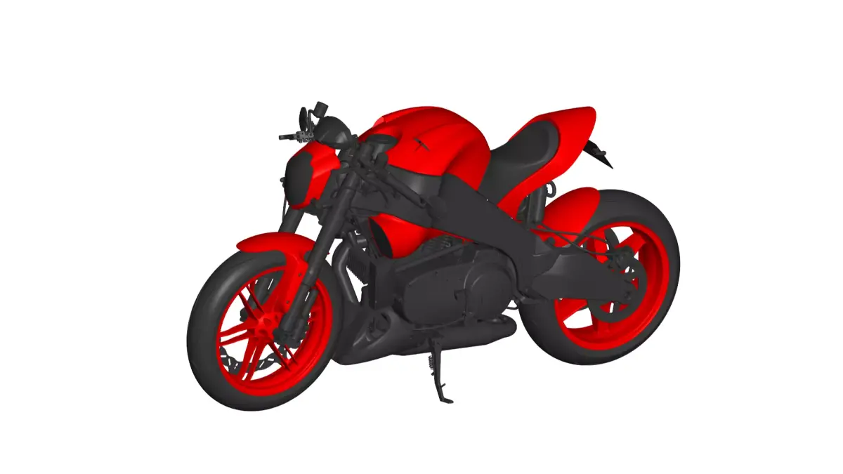 Buell XB12S   3D model