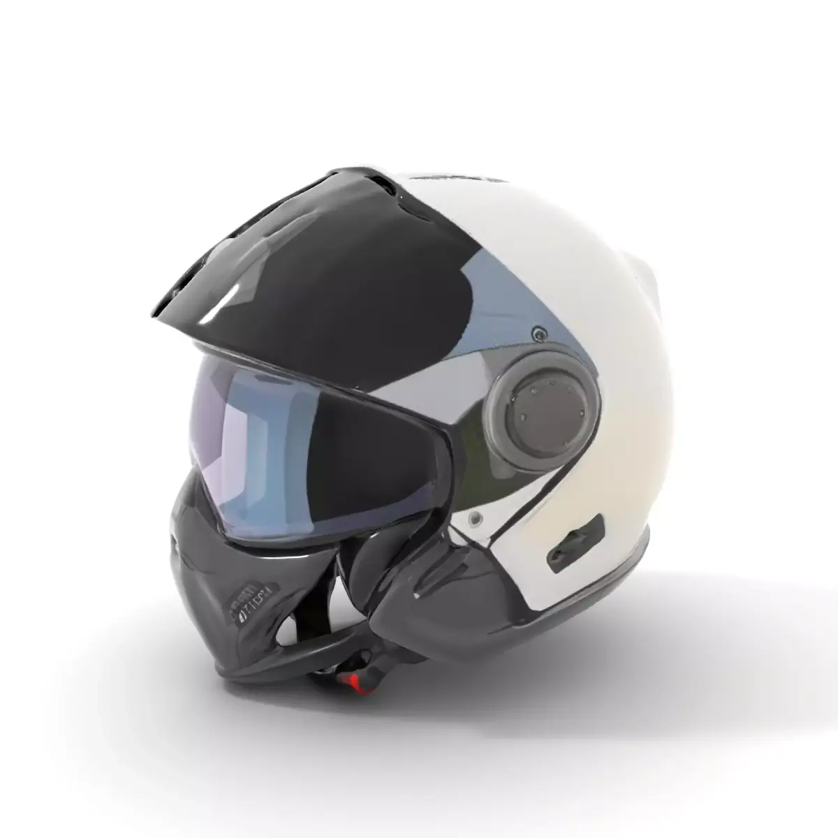 Futuristic Motorcycle Helmet Model Pack Low-poly 3D model purchase