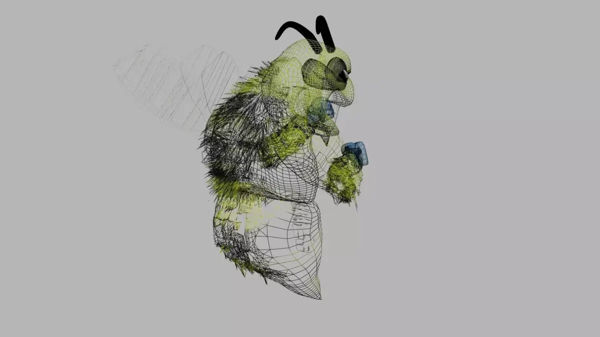 MMA bee 3D model
