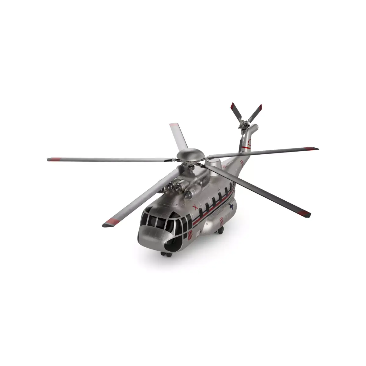 Heavy Lift Helicopter 3D model 3