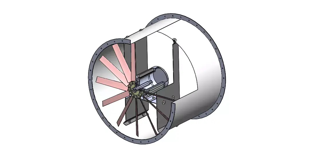 Axial Fan Design 3D model