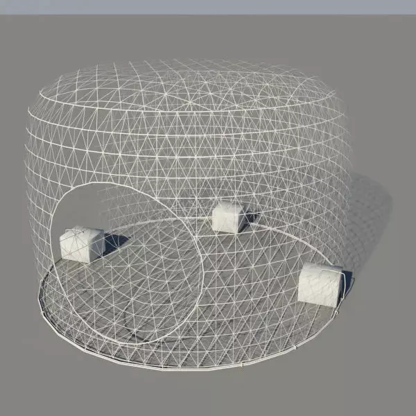 Bahrain Fish Trap 3D model
