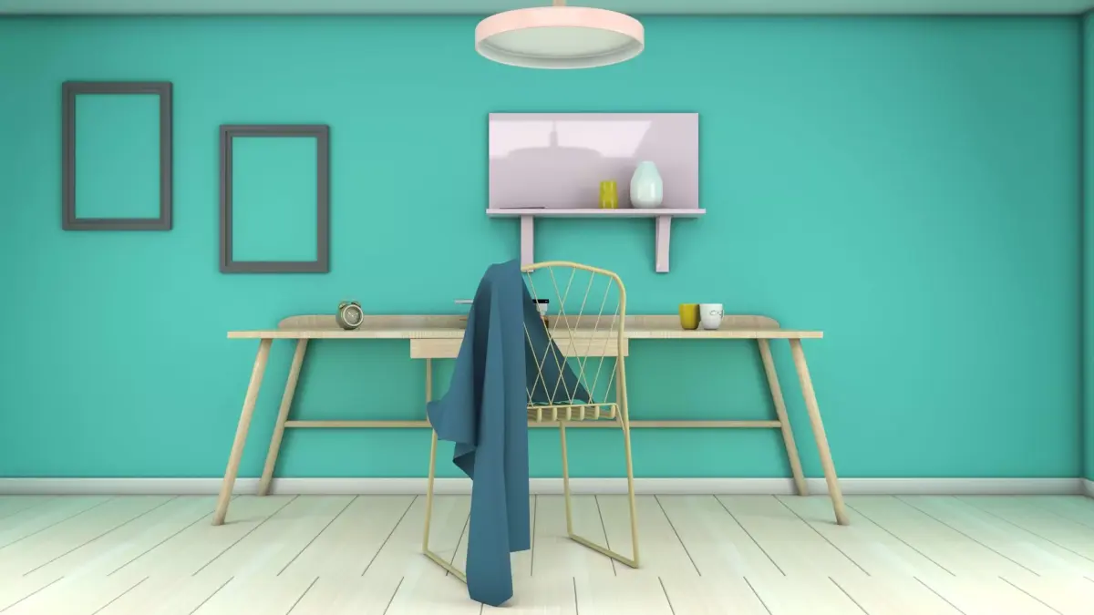 Modern Desk 3D Model 3D model