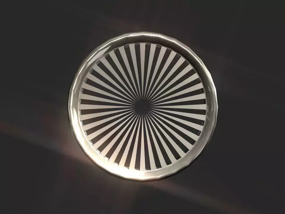 Inner wheel Low-poly 3D model