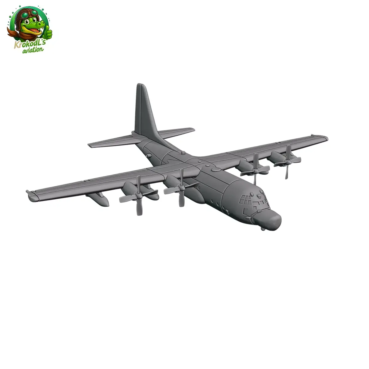 Lockheed MC-130H Combat Talon II 3D print model