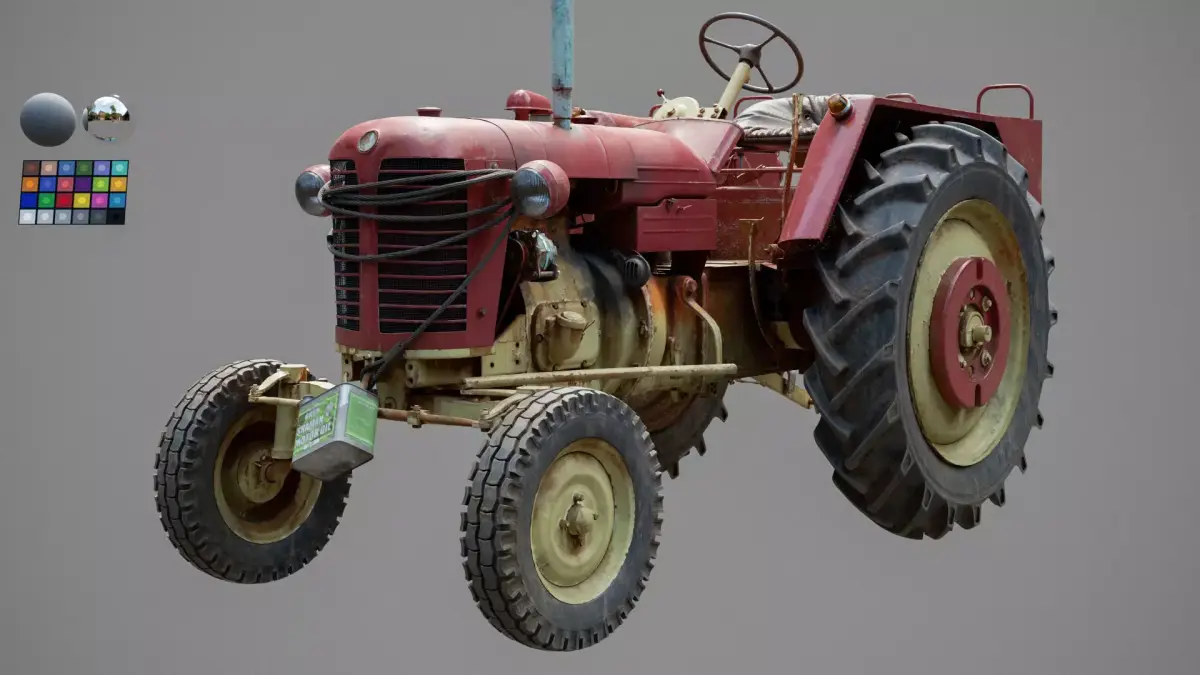Tractor Zetor 25K 3D model