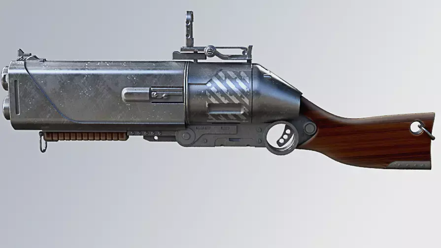 Conceptual Gun Free 3D model