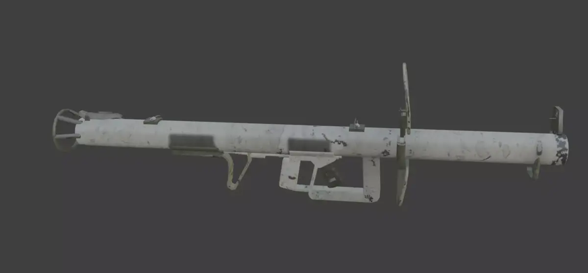 panzerschreck rocket 3D model