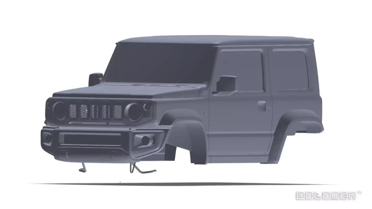 2019 2023 Suzuki Jimny 3D Scan Surface Data 3D model