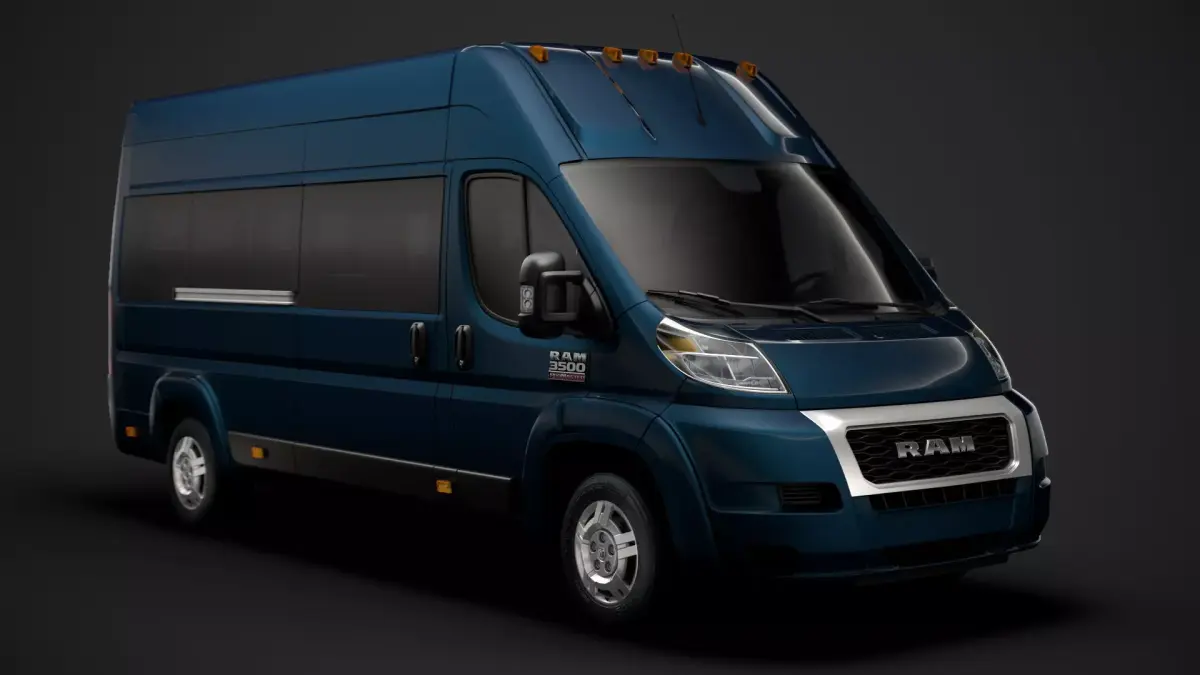 Ram Promaster Window Van 3500 H3 159WB EXT 2020 3D model